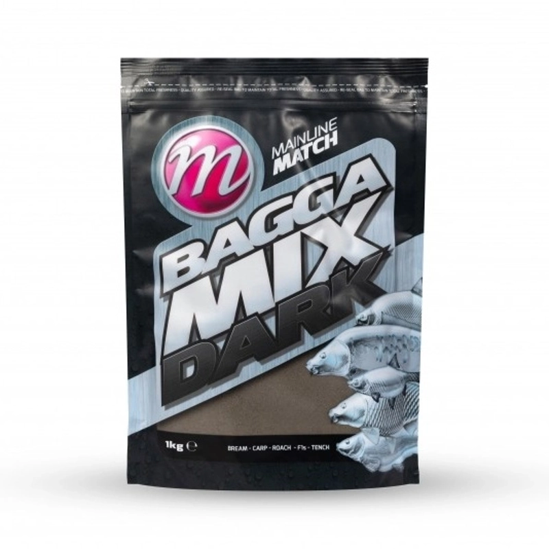 Mainline Match Bagga Mix Dark Groundbait 1kg